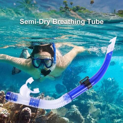 PVC Diving Breathing Tube Snorkeling Diving Equipment Wet Snorkel Underwater Snorkel Scuba Diving Snorkeling Tube