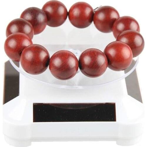 Rotating Jewelry Display shelf 360Turntable Watch Ring Bracelet Jewelry Display Holder Stand Automatic Solar Battery Showcase