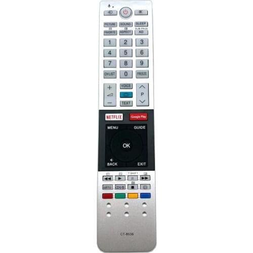 Replacement Remote Control CT-8536 for Toshiba TV with Netflix Google Play Key 49u7750 55u775075u7750 Without voice