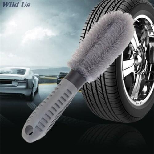 1PC Car Auto Spoke Truck Motorcycle Alloy Wheel Brush Tire Rim Hub Clean Plastic Coated Wire Wash Washing Cleaning Tool