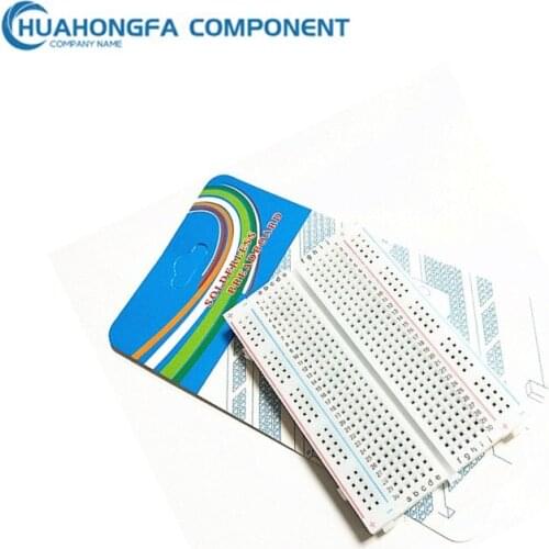 10PCs/lot 400 holes Can be spliced solderless breadboard solderless test circuit board experiment board with jumper