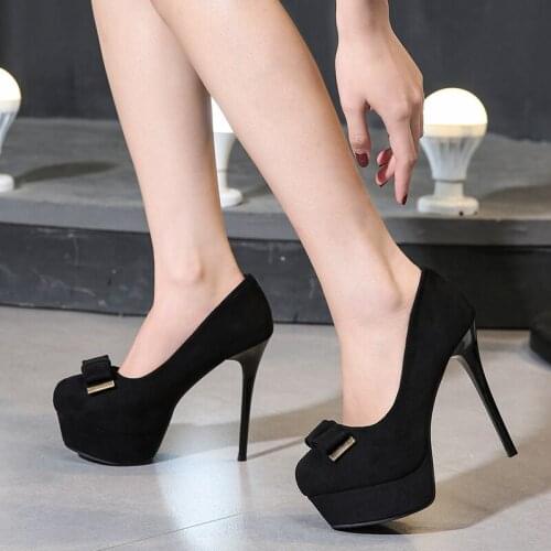 12cm Fine High Stripper Heeled Pole Dance Shoes Pumps 5 Inches Concise Elegant Mature Thick Platform New Style Dress Sexy Fetish