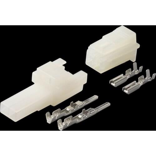 200Sets 2 Hole Female Male Automtive Connector 6090-1031 6090-1001 Wiring Harness Connector Motorcycle Wiring Socket For Car