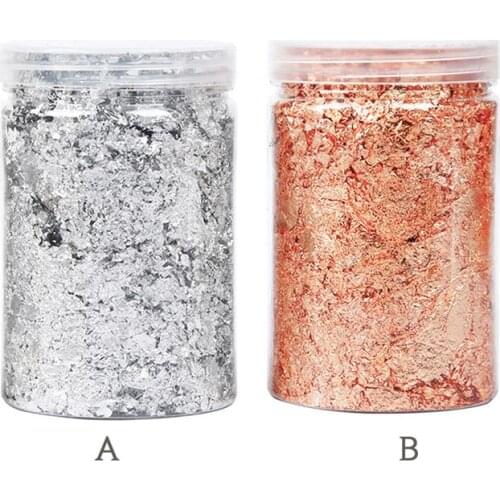 3g Foil Paper DIY Shiny Gold Leaf Flake Luxury Resin Art Decoration Handicrafts Gilding Decoration Jewelry Making Supplies