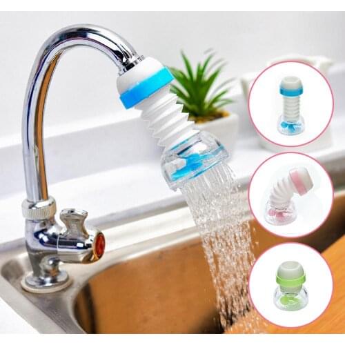 360 Degree Adjustable Splash-Proof Water Filter Kitchen Faucet Tap Head