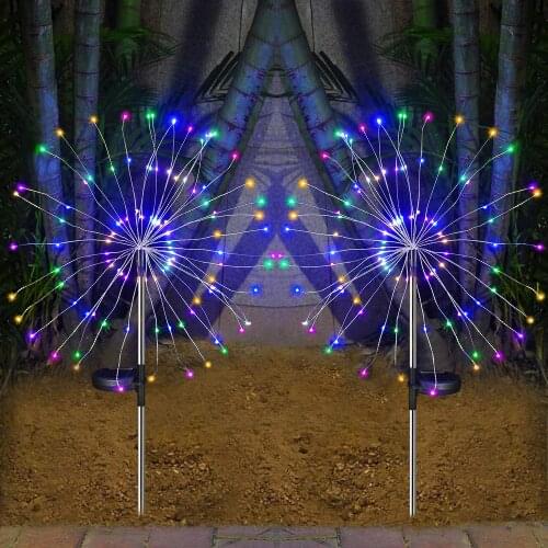 90/120/150 LED Solar Garden Lights Solar Firework Lights Solar Powered String Light for Garden, Patio, Yard, Flowerbed, Parties