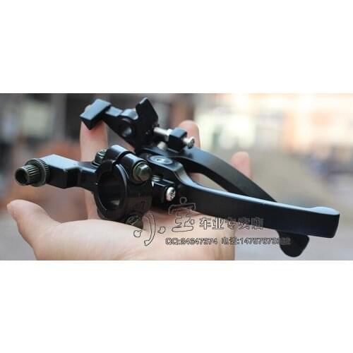 Free Shipping Aluminum Alloy Folding Clutch lever Brake Lever Fit To CRF KLX Pit Pro Xmotos KAYO Pit Dirt Bike Parts