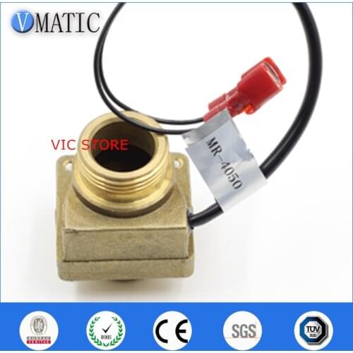 Free Shipping VC4050 Electronic Water Heater Male Thread Brass Material Liquid Flow Switch
