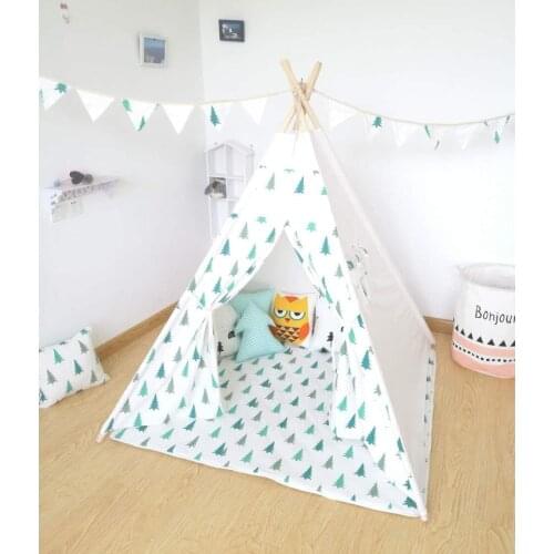 Green Tree design Childrens Teepee Play tent,tipi,teepee tent,kids teepee tent children playhouse