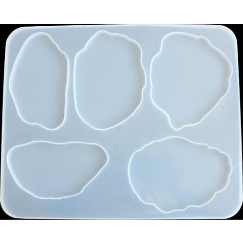 DIY Crystal Glue Dropping Mould Cloud Pendulum Cup Mat Set Multi-specification Base Cup Mat Mirror Silicone Mould Q146