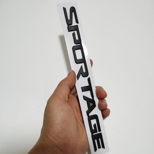 For KIA SPORTAGE R K5 K3 K4 K2 KX3 KX5 KX7 K7 K9 SPORTAGE Trunk Sticker New SPORTAGE Rear Tail Sticker Black
