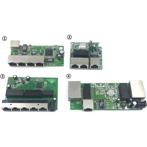 3/5-port Gigabit switch module is widely used in LED line 5 port 10/100/1000 m contact port mini switch module PCBA Motherboard