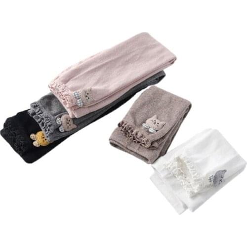 Girls' Pantyhose 2020 Autumn And Winter Pure Cotton Cute Female Baby Cartoon Cat Accessories Leggings Childrens Pantyhose