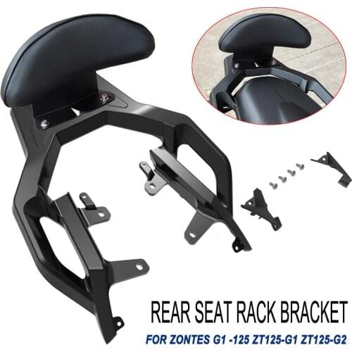 For Zontes G1 -125 ZT125-G1 ZT125-G2 125-G1 125-G2 Rear Seat Rack Bracket Luggage Carrier Cargo Shelf Support