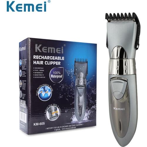 Kemei Trimmer 6 In 1 Hair Clipper for Men Rechargeable Haircut Machine Mower Professional Wireless Hairdressers Scissors