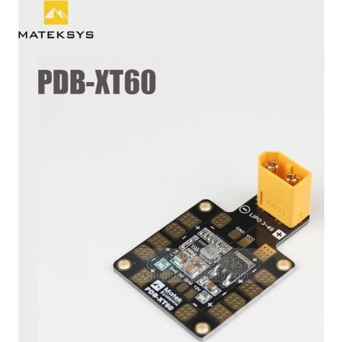 Matek Systems PDB XT60 W/ BEC 5V & 12V 2oz Copper For RC Helicopter FPV Quadcopter Muliticopter Drone Power Distribution Board