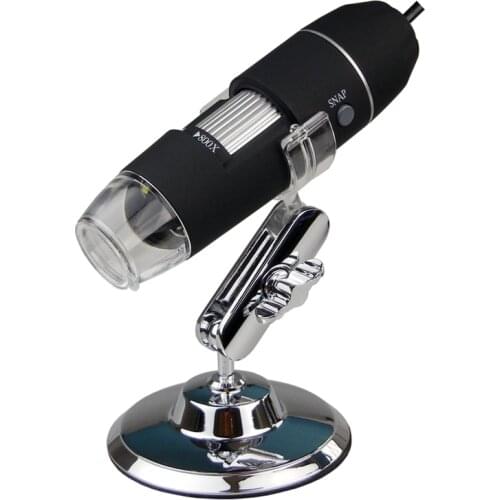 800X HD USB Microscope 0X-800X Portable Digital Photo Video Microscopes 8*LED Optical Loupes Magnifier CMOS Sensor With Stand