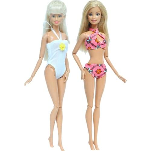 Fashion Doll Bikinis High Quality Swimwear Summer Pool Party Wear Swimsuit Outfit Clothes for 12'' 30cm Doll Accessories Toy