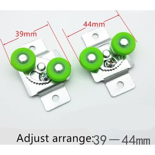 Upper wheel door push door adjustable top upper dual 2 wheels runner roller for closet solid wood door wheel roll wheel