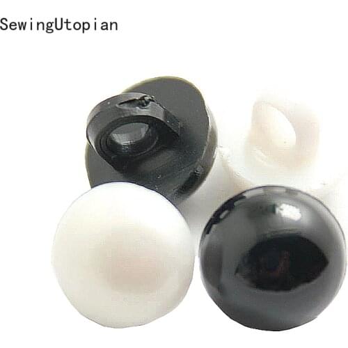 20PCS Buttons Round Mushroom Domed Sewing Shank DIY Animal Eyes Toy Handmade Sewing Tools Diy Decorative Clothing Accessories