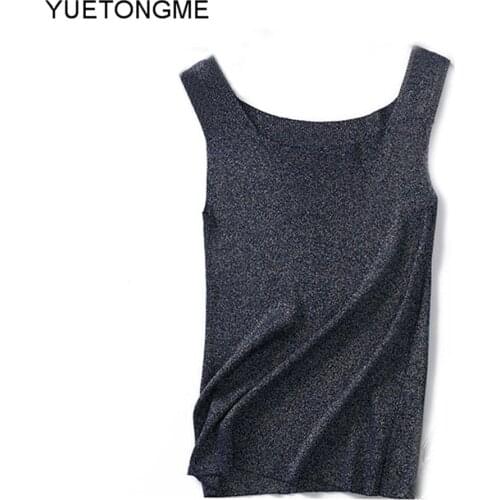2021 shining Sexy Camis Slim Female Camisole Summer Streetwear Sleeveless Crop Top Solid Color Basic Women Camis TSP158