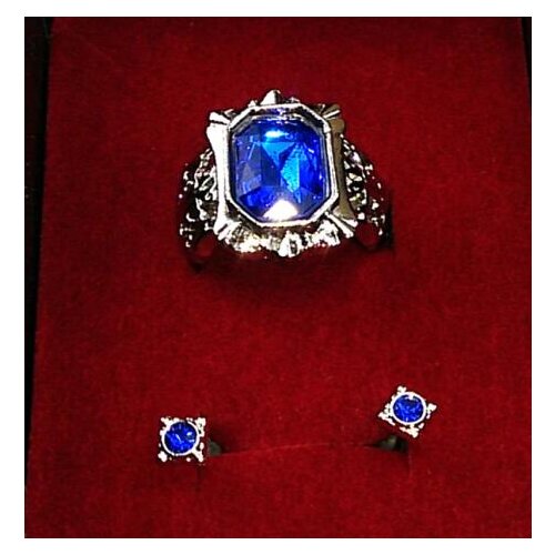 Jewelry Inspired by Black Butler Ciel Phantomhive Anime Cosplay Accessories Earrings Artificial Gemstones