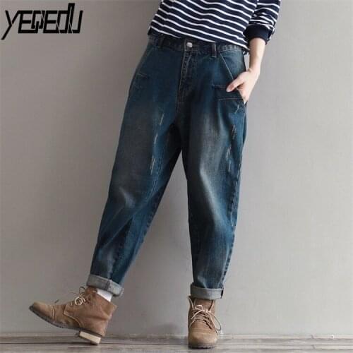 Женские джинсы бойфренды Yeqedu China At AliExpress