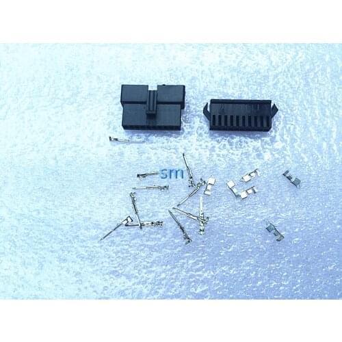 10 Sets JST 2.54mm SM 10 Pin 10 Way Multipole Connector plug With ternimal male and female