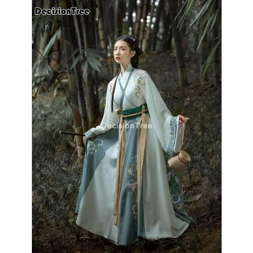 2021 ancient chinese costume women clothes traditional hanfu tang dynasty dance costumes folk fairy dress costume outfit lady