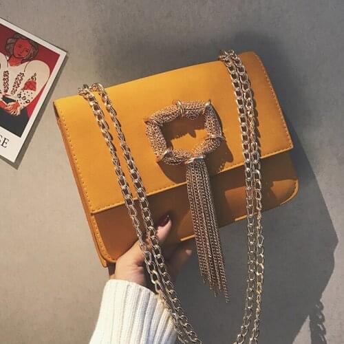 2021 Womens Designer Handbag Retro Fashion Quality Matte Leather Women bag Tassel Chain Shoulder Messenger Bag Crossbody bags