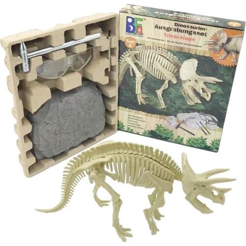 Archaeological Excavation Toy Styling Novelty Triangle Dragon 3D Stereo Effect DIY Puzzle Childrens Educational Toys