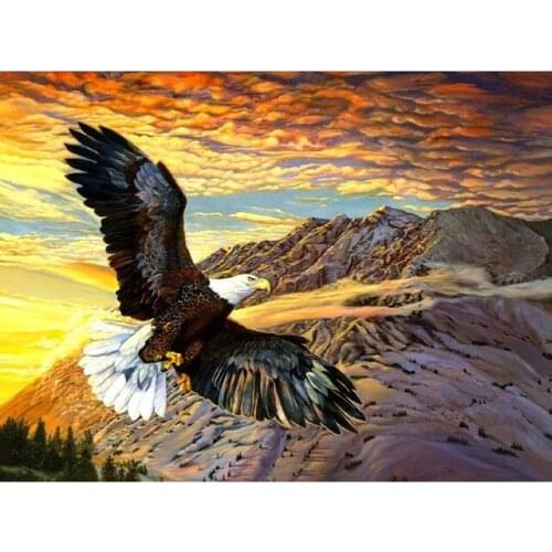 ARMYQZDIY 5D diamond painting eagle diamond embroidery owl square diamond round diamond animal cross stitch mosaic rhinestone ar