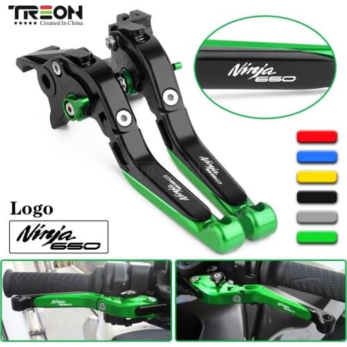 For Kawasaki NINJA650 NINJA 650 2017-2019 2020 CNC Adjustable Levers Motorcycles Foldable Extendable Brake Clutch Handlebar