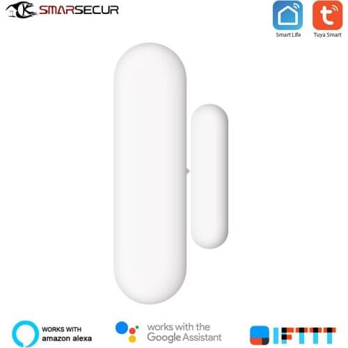 Door sensor smart life APP intelligent control WiFi door and window magnetic alarm