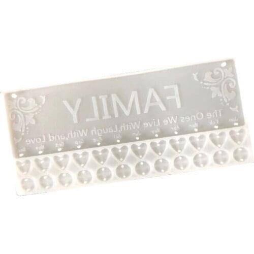 Resin Mold Silicone Mold for DIY Crystal Epoxy Resin Creative Calendar Handmade Casting Mould Jewelry Tools