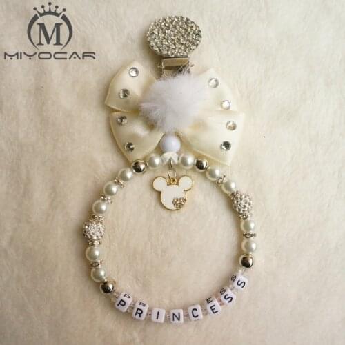 MIYOCAR Personalised --Any name stunning bling lovely baby pram charm baby stroller accessories toy for baby boy girl ideal gift