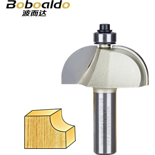 1pcs 1/4 1/2 Shank Cove Cutter With Ball Bearing Arden Router Bit decorative edges dropleaf table joints end mill