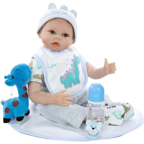 Bebes reborn doll Realista girl reborn babies silicone dolls toys for children xmas gift bonecas for kids real new born dolls