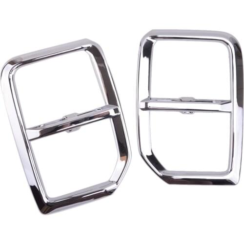 DWCX 1 Pair Silver ABS Car Front Fog Light Cover Trim Frame Fit For Mitsubishi ASX RVR 2020 Accessories