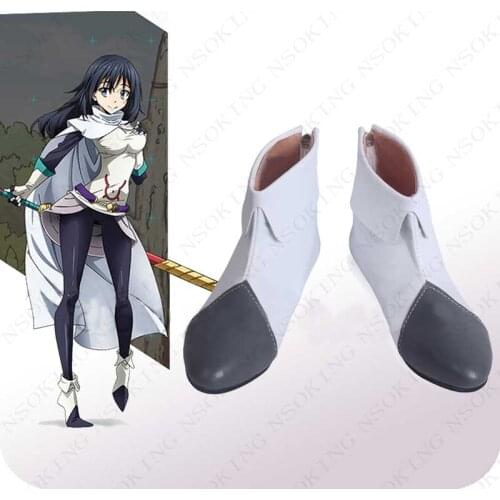 New Tensei shitara Slime Datta Ken Cosplay Boots Anime Shizue Izawa Shoes Custom Made