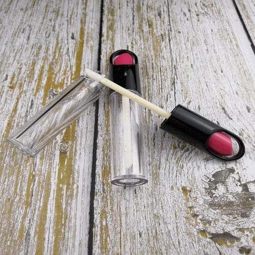 Transparent Cosmetic Empty Lipgloss Tube Lip Balm Lip Gloss Bottles Makeup Sample Bottles F032