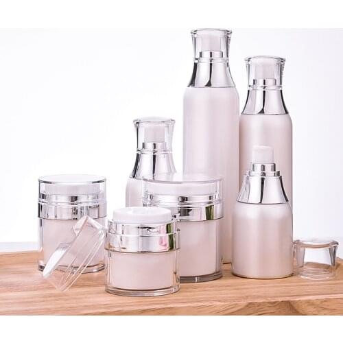 30ml 50ml 120ml Face CC Cream Mask Jar Pot Travel Acrylic Empty Cosmetic Skin Whitening Packing Containers Sample Refill Bottle