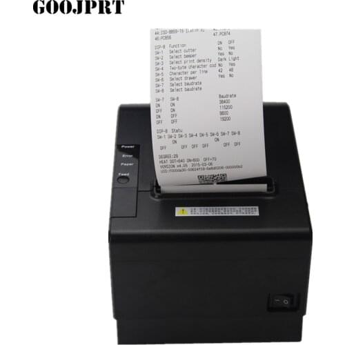 Cheapest Bluetooth Ethernet USB POS 80MM POS80 thermal billing receipt printer with auto cutter andorid and win10