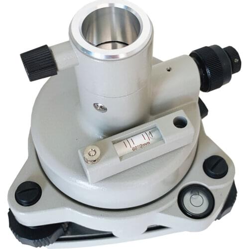 2020 NEW Gray Three-Jaw Tribrach Adapter With Optical Plummet For Sokkia topcon south Total Station Prism Set survey instruments