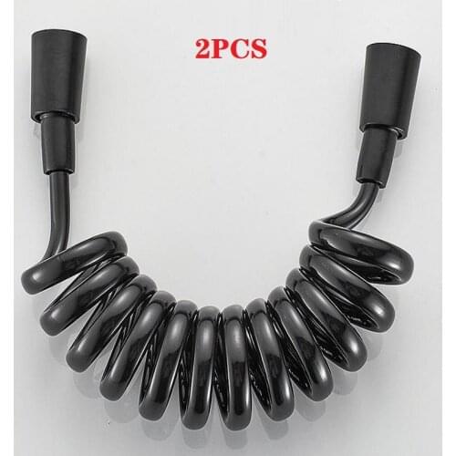 2Pcs Spring Flexible Shower Hose for Water Plumbing Toilet Bidet Sprayer Gun bathroom Accessories ABS tube 1.5m 2m 3m
