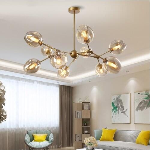 Modern Gold/Black LED Chandelier Lighting For Living Study Room Indoor Lamps Minimalist Kitchen Parlor Foyer Lustre Luminaire