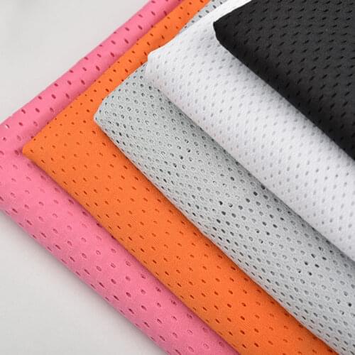 Sport Shirt Fabric Classic Sport Clothes Lining Fabric 75D Fabric Soft Birdeyes Lining Underwear Knitted Mesh DIY Material