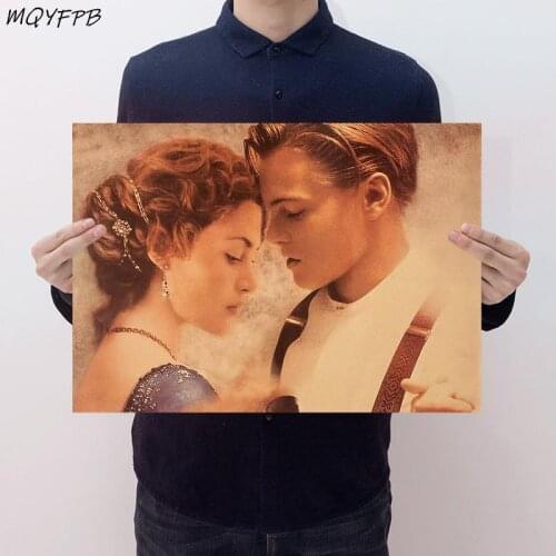 Titanic Retro Classic Movie Kraft Paper Wall Sticker Poster Household Decoration Painting Gift