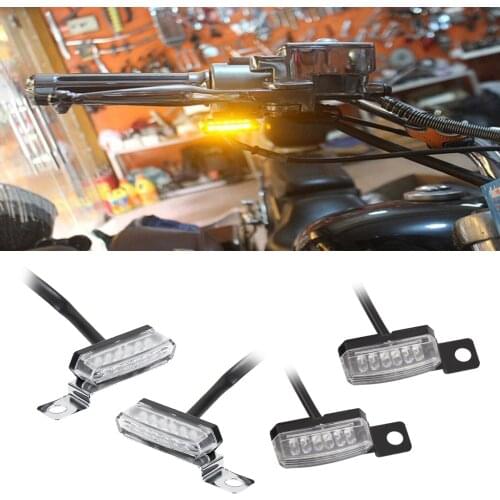 2PCS Universal Motorcycle LED Turn Signal Light Blinker for Suzuki for Yamaha