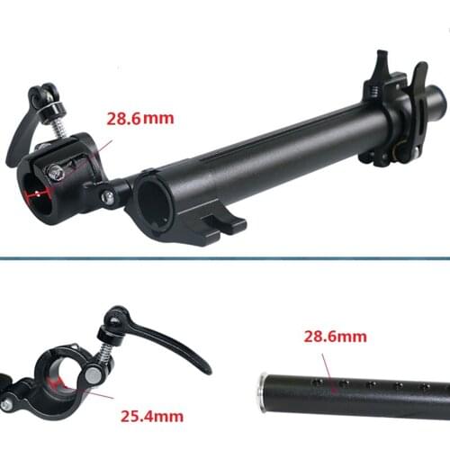 Folding Bike Head Tube Stem for 25.4/31.8mm Handlebar Post 1-1/8" Front Fork Fold Bicycle Stem Tube Accessories